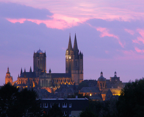 Cathedrale de Coutances - velo emeraude